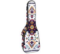 Custodia impermeabile per ukulele, resistente, 58,4 cm, con custodia e manico, coccinelle su sfondo grigio, Multicolore 03, 25.9x9x3.1in/66x23x8cm, Organizer per borse
