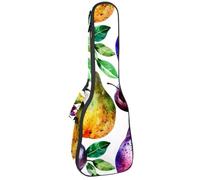 Custodia impermeabile per ukulele, resistente, 58,4 cm, con custodia e manico, composizione floreale colorata, Multicolore 03, 25.9x9x3.1in/66x23x8cm, Organizer per borse