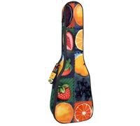 Custodia impermeabile per ukulele, resistente, 58,4 cm, con custodia e manico, composizione floreale colorata, Multicolore 05, 25.9x9x3.1in/66x23x8cm, Organizer per borse