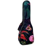 Custodia impermeabile per ukulele, resistente, 58,4 cm, custodia per ukulele con custodia e manico, fiori di camomilla bianca acquerello, Multicolore 02, 25.9x9x3.1in/66x23x8cm, Organizer per borse