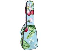 Custodia impermeabile per ukulele, resistente, da 58,4 cm, con contenitore e manico, motivo cartone animato con pianeti spaziali e stelle, cielo notturno, Multicolore 04, 25.9x9x3.1in/66x23x8cm