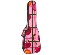 Custodia impermeabile per ukulele, resistente, da 58,4 cm, con contenitore e manico, motivo cartone animato con pianeti spaziali e stelle, cielo notturno, Multicolore 02, 25.9x9x3.1in/66x23x8cm