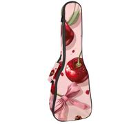Custodia impermeabile per ukulele, resistente, da 58,4 cm, con contenitore e manico, motivo cartone animato con pianeti spaziali e stelle, cielo notturno, Multicolore 07, 25.9x9x3.1in/66x23x8cm