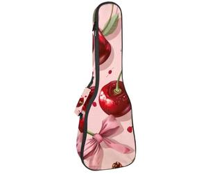Custodia impermeabile per ukulele, resistente, da 58,4 cm, con contenitore e manico, motivo cartone animato con pianeti spaziali e stelle, cielo notturno, Multicolore 07, 25.9x9x3.1in/66x23x8cm