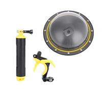 Custodia impermeabile professionale a cupola TELESIN compatibile con fotocamera GoPro Hero 5/6/7