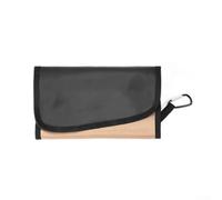 Custodia impermeabile rimovibile per esche con fodera interna in rete resistente alle forature e scomparto esterno per telefono forbici e altro (beige)