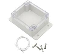 Custodia impermeabile scatola di giunzione connettore, connettori custodia elettrica in plastica esterna interna, plastica ABS fai da te, scatola di giunzione progetto di scatola con custodia