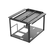 Custodia impilabile for impianto minerario all'aperto, staffa for scheda madre e rack for disco rigido for build Crypto/AI GPU e banco di prova