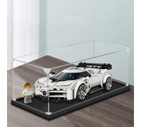 Custodia in acrilico per Lego 77240 Buga*tti Sports Car, Dustproof Box, Storage Box, Scatola trasparente, Display Box Compatible with 77240 (Box Only) (Trasparente)