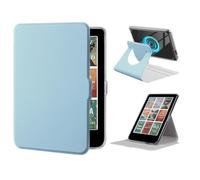 Custodia in acrilico rotante compatibile con Kobo Libra Color 7" 2024 | Supporto girevole a 360°, design magnetico staccabile, accensione/spegnimento automatico(Sky Blue)