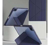 Custodia in acrilico trasparente compatibile con iPad Air 11 13 M2 2025 M3, supporta angolazioni multiple, stand pieghevole a forma di Y, compatibile con A16 11th 2024 Air 5 Air 4 10.9 9th 8th 7th 10.