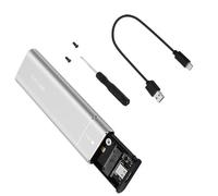 Custodia in alluminio Adattatore per NVMe Drive USB 3.1 Gen 2 10Gbps Velocità di Trasferimento Custodia Portatile