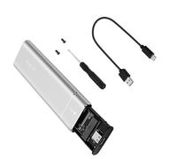 Custodia in alluminio Adattatore per NVMe Drive USB 3.1 Gen 2 10Gbps Velocità di Trasferimento Custodia Portatile