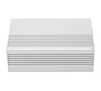 Custodia in alluminio Case di giunzione integrata Shell Shell Project Electronic Project Grey con progettazione ergonomica per una comoda installazione