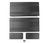 Custodia in alluminio, custodia in alluminio per custodia elettronica, circuito elettronico fai-da-te(300mm)