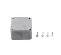 Custodia in alluminio dal design migliorato per chitarre Stomp Box, si adatta perfettamente a vari modelli, tra cui 721,2 kg e altri (1590LB50,5 x 50,5 x 31 mm)