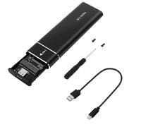 Custodia in alluminio NVMe Enclosure Adapter 10Gbps Velocità di trasferimento USB 3.1 Gen 2 Tipo C Custodia esterna Scatola di immagazzinaggio esterna