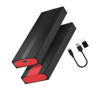 Custodia in alluminio NVMe tipo C Connettore Gestione del calore Custodia in alluminio per 2230 2242 2260 2280 NVMe