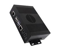 Custodia in alluminio per computer di piccole dimensioni Supporta adattatore di rete Ethernet di espansione PCIe 2x4K PCIe a Gigabit Ethernet Adapter Case