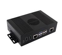 Custodia in alluminio per computer di piccole dimensioni Supporta adattatore di rete Ethernet di espansione PCIe 2x4K PCIe a Gigabit Ethernet Adapter Case