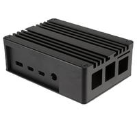 Custodia In Alluminio Per Raspberry Pi 4, Nera - A-RA08-M1B