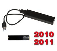Custodia In Alluminio USB 3.0 Per SSD MacBook Anno 2010/2011 SSD 6+12 PIN