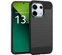Raffinata custodia in carbonio nero per Xiaomi Redmi Note 13 Pro 5G