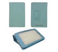 Custodia in cuoio PU colore turchese con perline per Google Nexus 7