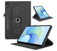 Custodia in ecopelle per Samsung Galaxy Tab S10 FE Plus a 360 gradi, colore nero