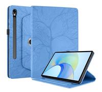 CUSTODIA PER TABLET WIGENTO in similpelle con rotazione a 360° e motivo albero