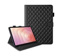 CUSTODIA PER TABLET WIGENTO Design Rhombus, similpelle e TPU, texture a rombi, con supporto