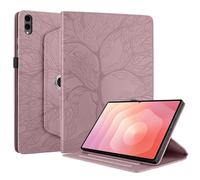 Custodia in ecopelle per Samsung Galaxy Tab S11 Ultra con rotazione a 360 gradi, colore rosa
