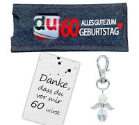 Custodia in feltro regalo per cioccolato duplo, 60 compleanno, 60 compleanno, 60 compleanno, 60 compleanno, 60 compleanno, 60 compleanno ragazza, 60 compleanno ragazzo, 60 compleanno I senza