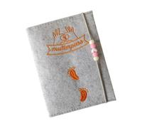 Custodia in feltro spesso per certificato di gravidanza, con tasca organizer per documenti di nascita ospedalieri e assicurazioni