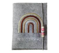 Custodia in feltro spesso per certificato di gravidanza, con tasca organizer per documenti di nascita ospedalieri e assicurazioni