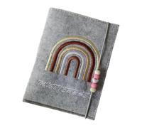 Custodia in feltro spesso per certificato di gravidanza, con tasca organizer per documenti ospedalieri e assicurativi