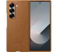 Custodia In Finta Pelle KindSuit Ufficiale Samsung Galaxy Z Fold6 - Marrone