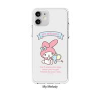 Custodia in gelatina trasparente Sanrio Friend per iPhone 17 16 15 Pro Max Pl...