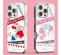 Custodia in gelatina trasparente Sanrio Love Line per Galaxy S26 Ultra Plus p...
