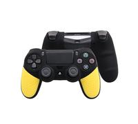 Custodia in gomma siliconica morbida nera e gialla per controller Sony PlayStation Dualshock 4 PS4 DS4 Pro Slim