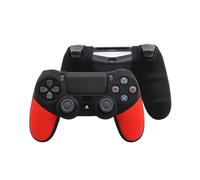 Custodia in gomma siliconica morbida nera e rossa per Sony PlayStation Dualshock 4 PS4 DS4 Pro Slim Controller
