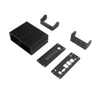 Custodia in lega di alluminio per Jetson Orin Nano, mini custodia per computer con supporto per fotocamera, fori di raffreddamento a tre lati, per kit Jetson Orin NX