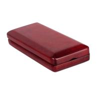 Custodia in Legno Foglia Custodia Per Accessori Per Oboe Materiali Naturali Soluzione Protettiva Compatta Per Trasporto Custodia Per Ance Doppia