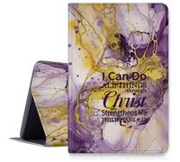 Custodia in marmo viola dorato per iPad 9a/8a/7a generazione 10,2" 2021/2020/2019, custodia pieghevole in pelle PU antiurto con funzione di accensione/spegnimento automatico per iPad 10,2 pollici