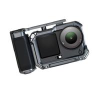 Custodia in metallo a sgancio rapido e portatile per Action 6, strumento video per viaggi e fotografia in città, maniglia per impugnatura meno gabbia per action camera