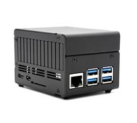 Custodia in Metallo KKSB per Scheda di Sviluppo BeagleY-AI - Spazio per CAPE BeagleBoard e Dissipatori a Basso Profilo