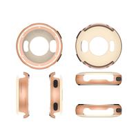 Custodia in Metallo per Garmin Vivoactive 5, Copertura Protettiva ad Anello con Lunetta Rigida Anti-collisione e Antigraffio per Garmin Active 5 Orologio intelligente Accessories (Oro rosa)