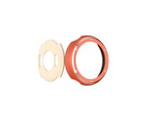 Custodia in metallo per smartwatch Garmin Vivoactive 5, custodia rigida di ricambio per orologio Active 5, tinta unita (arancione)