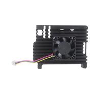 Custodia in metallo resistente in lega di alluminio con foro di scarico per RaspberryPi 5 Modello B 5B alloggiamento dissipatore di calore