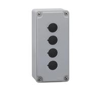 Custodia in metallo vuota 4 fori copertura grigio LPZM4A8
